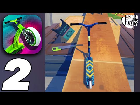 TOUCHGRIND SCOOTER Gameplay Walkthrough Part 2 - Hillside Challenges (iOS, Android)