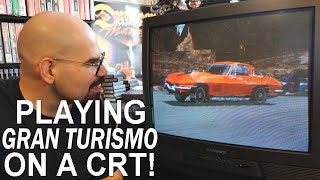 Gran Turismo for PlayStation on a CRT (Memory Lane)