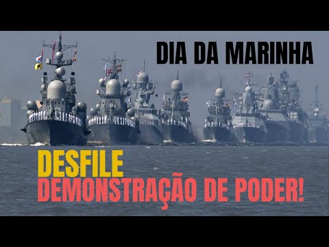 A Rússia Celebrou o 325º Aniversário do Dia da Marinha Com um Desfile Marítimo e Aéreo | HD