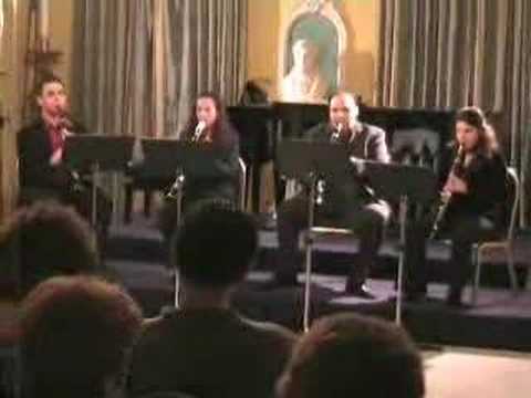 Clarinet Quartet Site from the three Penny Opera  Kurt Weill