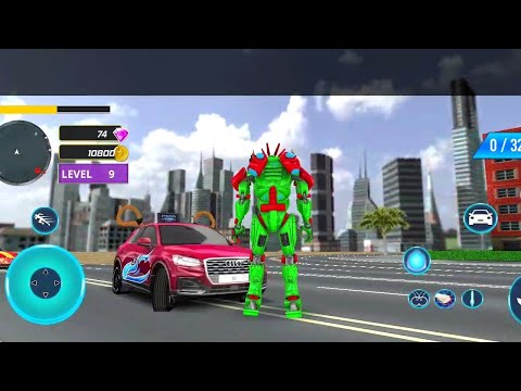 Monster Crane Robot Car Transformer Games || Level 5 - Car Game Android Gameplay