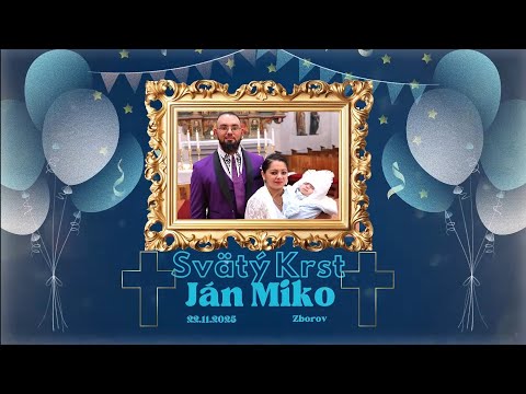 ⛪️🕊Svätý Krst  *Ján Miko* 