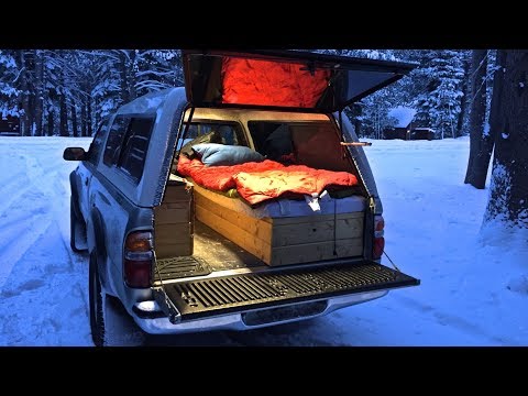 Truck Camping in Sub-Freezing Weather