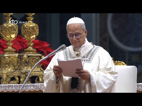 Messe pour la Paix du 1er janvier 2026 présidée par le pape Léon XIV à Rome