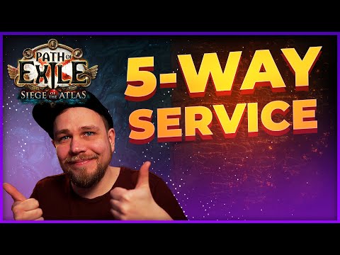 SCHNELL Level 100 werden: 5-Way Service & Kinetic Blast Carry Build [Path of Exile]