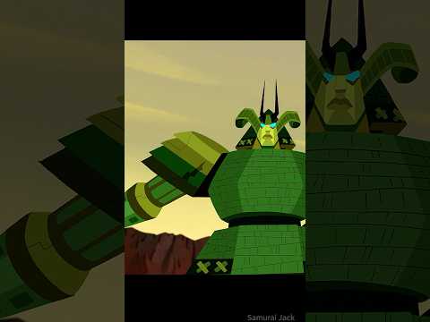 The Giant Rock Samurai is No Match for Aku #shorts #movie #vireo