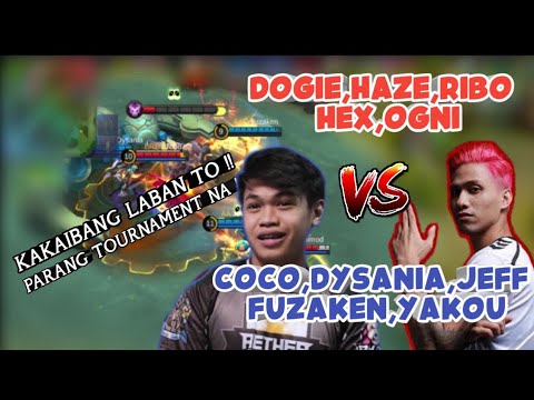 Dogie Haze Ribo Nakalaban sila Coco Yakou Dysania sa RG 5v5 - Mobile Legends Video