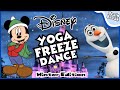 Disney Yoga Freeze Dance | Brain Break | Just Dance | Winter Brain Break | Yoga For Kids