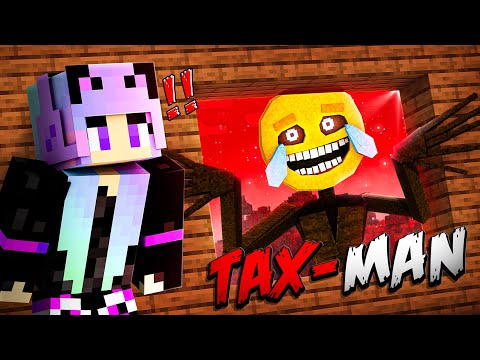 I Troll My sister Using TAXMAN in Minecraft