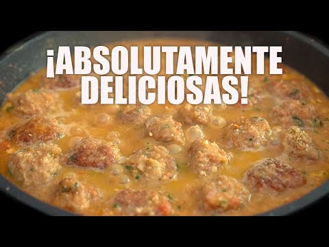 Albóndigas en salsa de almendras