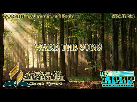 Wake the Song - Hymn No. 034 | SDA Hymnal | Instrumental | Lyrics