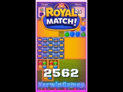 Royal Match Level 2562 - No Boosters Gameplay