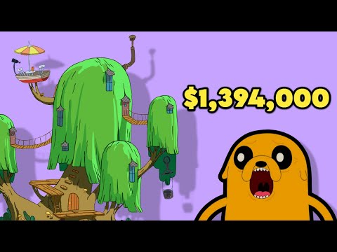 how much would it cost to build the adventure time tree house irl?