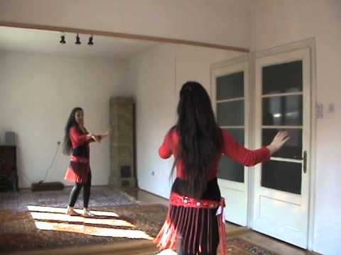 Trbusni ples za pocetnike / korak i akcenat bokom