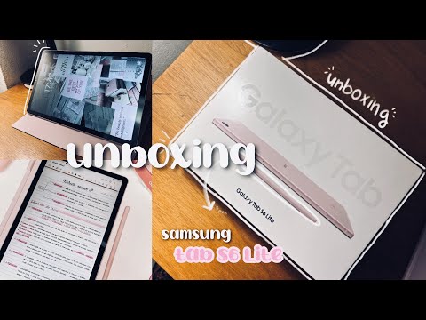 UNBOXING - Samsung galaxy tab S6 lite 2024 ⋅˚₊‧ ୨୧ ‧₊˚ ⋅🎀