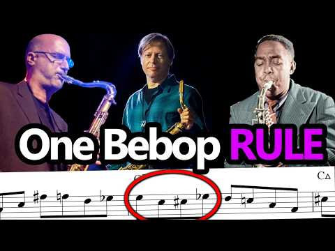 How One Bebop Trick Will Connect All Jazz Lines
