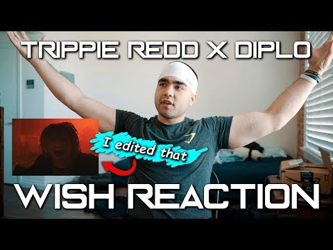 REACTING TO MY FIRST BIG MUSIC VIDEO | Diplo x Trippie Redd - Wish