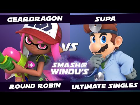 Smash @ Windu's 134 - GearDragon (Inkling) vs Supa (Dr. Mario) - Round Robin SSBU
