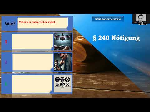 §240 Nötigung kurz erklärt