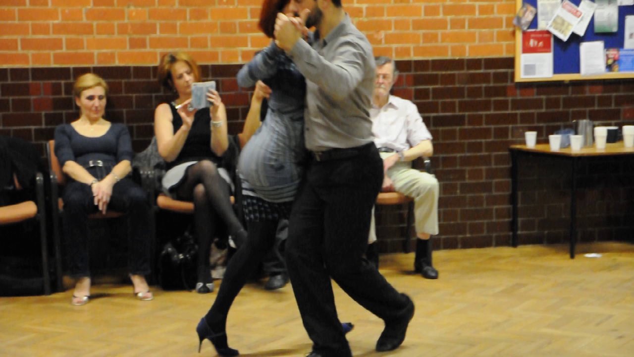 Cristian Petitto & Alexandra Wood, Milonga Class at Reading Tango Club