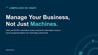 JumpCloud vs. Ivanti