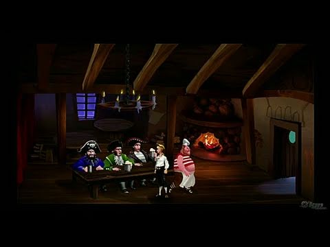 The Secret of Monkey Island: Special Edition Xbox Live Gameplay - E3 2009: Bar Pirates