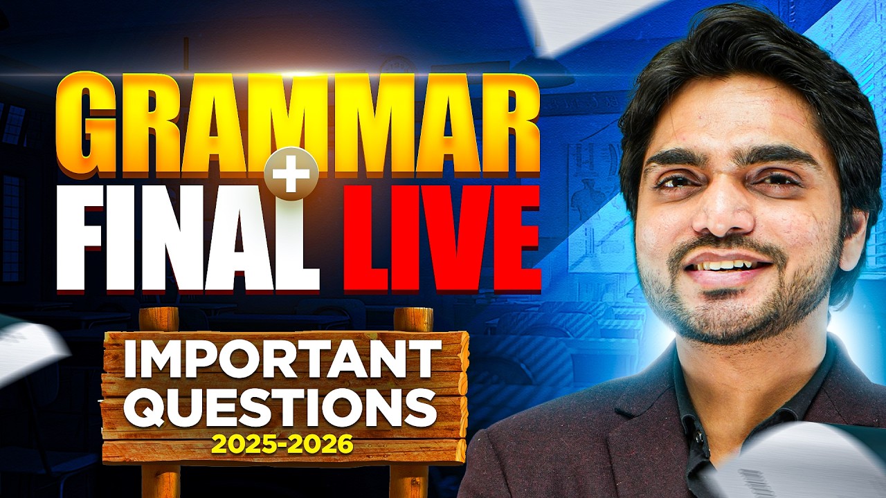 CLASS 10TH ENGLISH | GRAMMAR + FINAL LIVE | DIAMOND SERIES