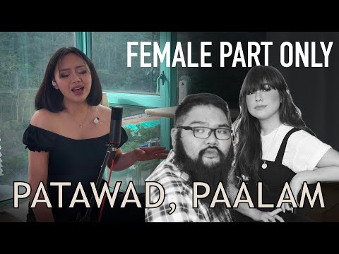 Patawad, Paalam Karaoke | Moira Dela Torre Part Only | Instrumental | OPM