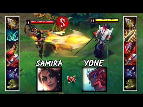 SAMIRA vs YONE FULL BUILD FIGHTS & Samira GamePlay!