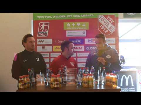 TSV HAVELSE gegen VfB Oldenburg | Interview mit Jonas Sonnenberg sowie Pressekonferenz