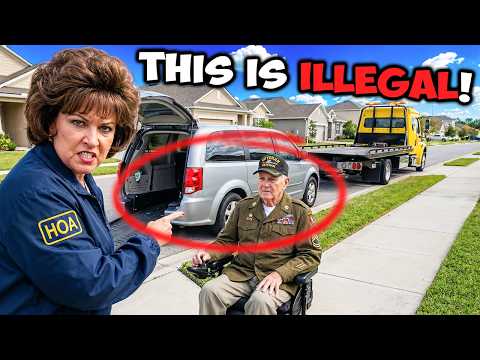 HOA Karen Orders Tow on Disabled Veteran.. ADA Is NOT Amused! He is NO HOA Member!