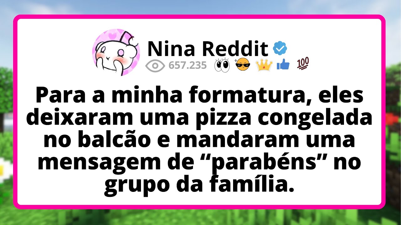 Para a minha FORMATURA, eles deixaram uma pizza CONGELADA no balcão e MANDARAM uma mensagem...