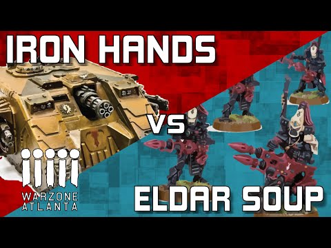 Eldar Soup (Sean Nayden) vs. Iron Hands (Aaron Sheppard) Warzone Atlanta 2021 Round 2