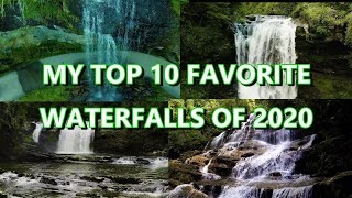 My Top 10 Favorite Waterfalls Of 2020  // 4K Drone Footage - DJI Mavic Pro 2.