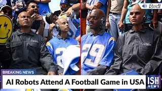 AI Robots Attend A Football Game in USA