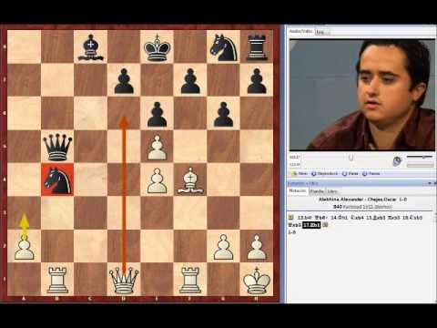 Alekhine   Chajes Karlsbad 1911