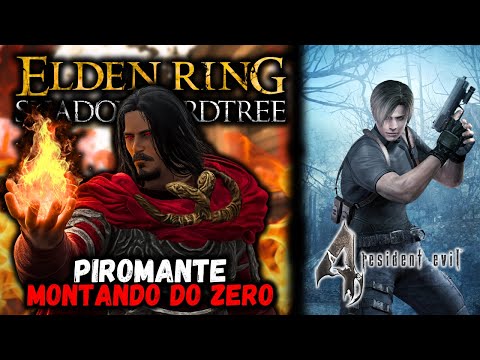 ELDEN RING COM BUILD DE FOGO! MONTANDO DO ZERO! E DEPOIS O FINAL DE RESIDENT EVIL 4 CLÁSSICO!