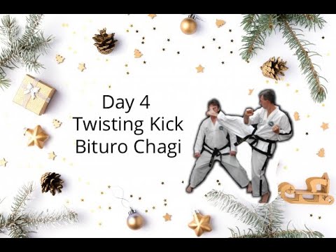 Day 4 - 100 TWISTING KICKS / BITURO CHAGI (12 Days of Kickmas series)