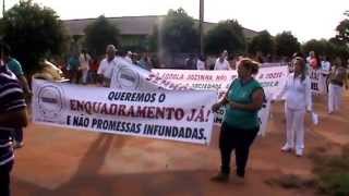 preview picture of video 'SISQUEN - Realiza passeata pacífica em Querência do Norte - PR Parte I'