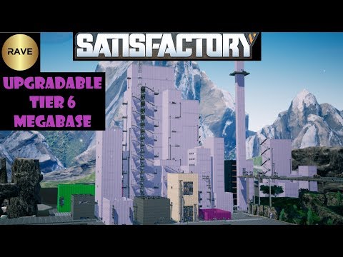 Satisfactory upgradable megabase with main bus and integrated storage