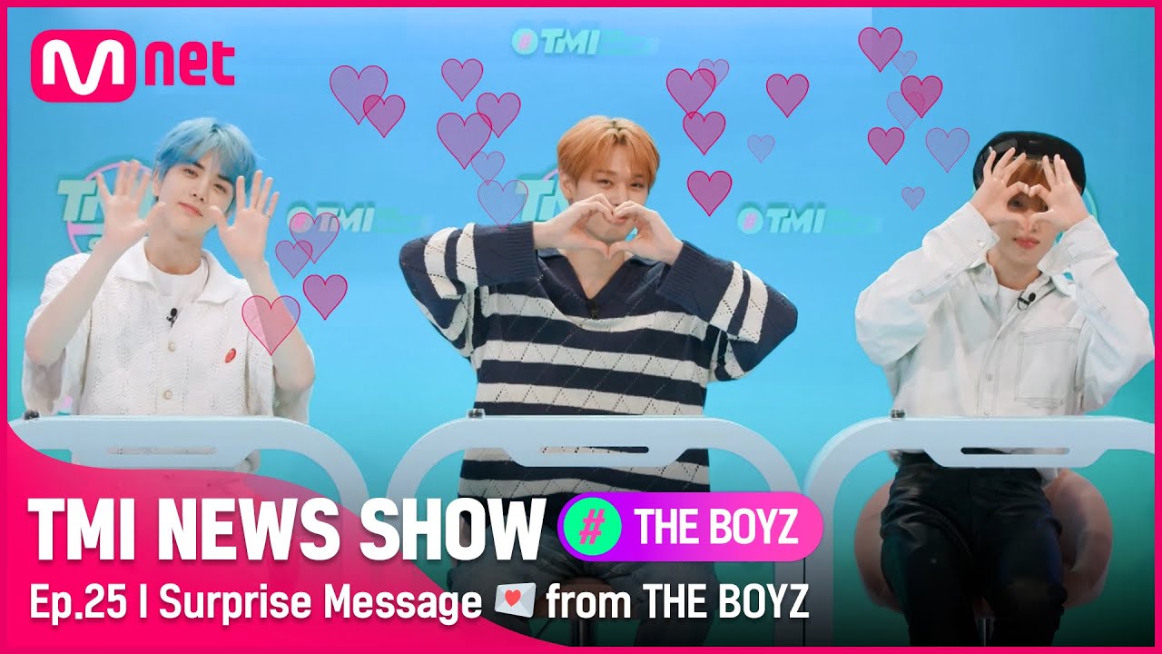 [TMI NEWS SHOW/25회] 띵동🔔 더비들 귓가에 WHISPER➰💙 THE BOYZ의 깜짝 메시지 도착 💌 잠시 후 8시 본/방/사/수#TMINEWSSHOW I EP.25