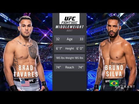 Brad Tavares vs Bruno Silva full fight