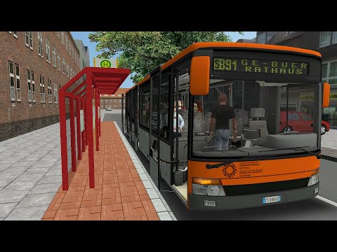 Omsi 2 Addon Projekt Gladbeck - Route SB91 Oberhausen Hauptbhnhof - Buer Rathaus (PC)