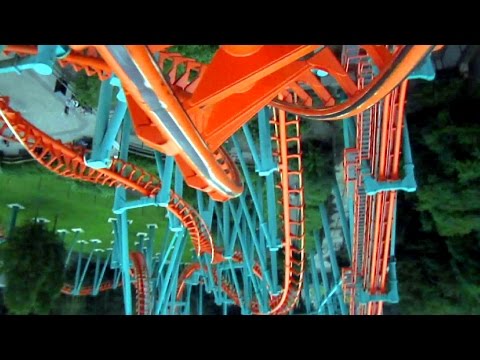 Condor front seat on-ride HD POV Walibi Holland