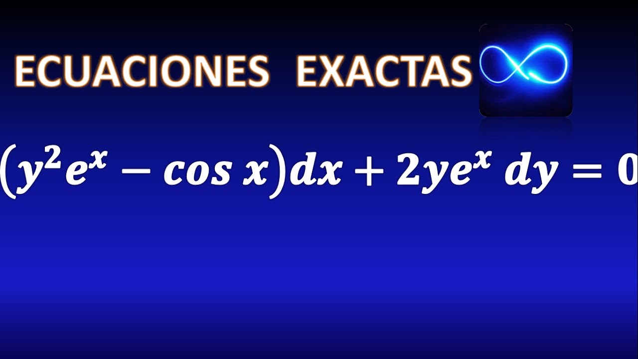 44. Ecuación diferencial exacta resuelta en 3 pasos (Ejercicio resuelto)