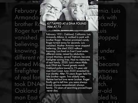 🧬🔍 KI**APPED AT 6 DNA FOUND HIM AT 75