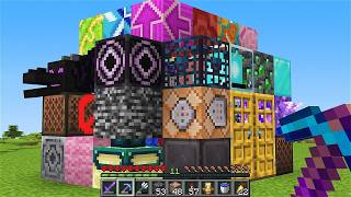 【マイクラ】低確率なブロックだけで家を作ってみたマインクラフト