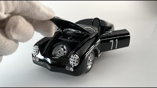Unboxing Porsche 356 Roadster |  ( 🖤 Very Realistic Die cast Model Car ) AUTOart 1/18 scale