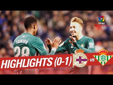 Highlights RC Deportivo vs Real Betis (0-1)