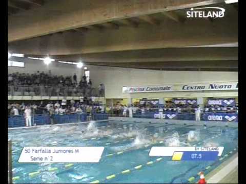 Serie 2 dei 50 Farfalla Juniores Maschi -  Meeting di Halloween 8  Trofeo citta' di Rosa'